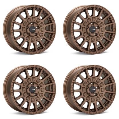 (set of 4) Enkei Overlander Gloss Bronze | 17x7.5" +35mm | 5x108mm Wheels