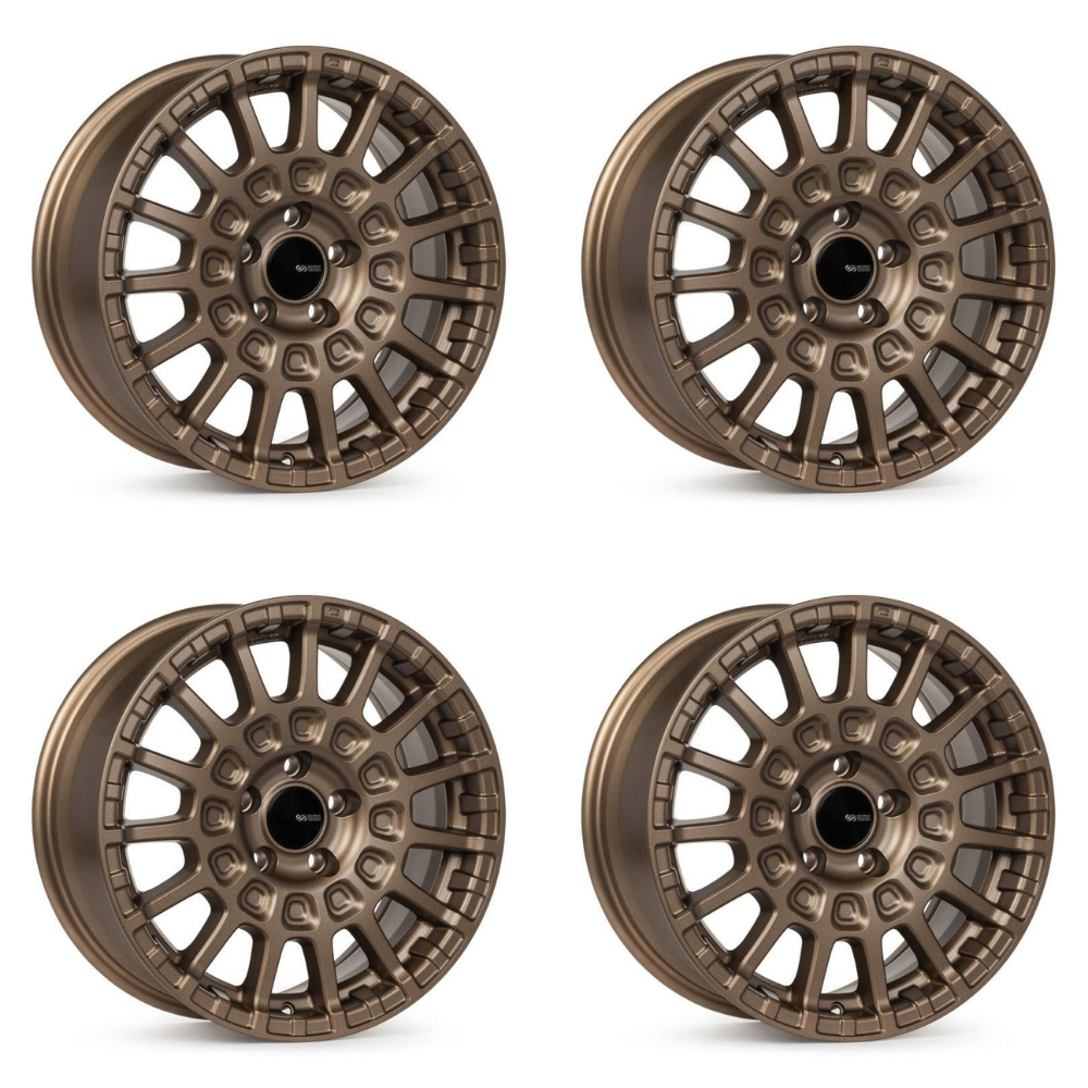 (set of 4) Enkei Overlander Gloss Bronze | 18x8" +35mm | 5x108mm Wheel