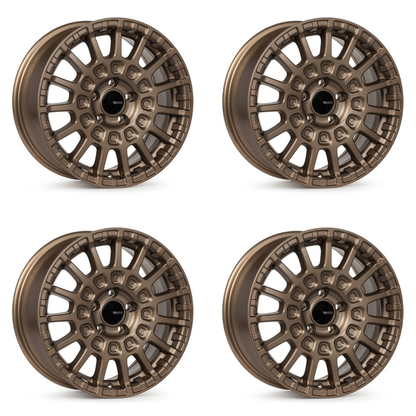(set of 4) Enkei Overlander Gloss Bronze | 18x8" +35mm | 5x108mm Wheel