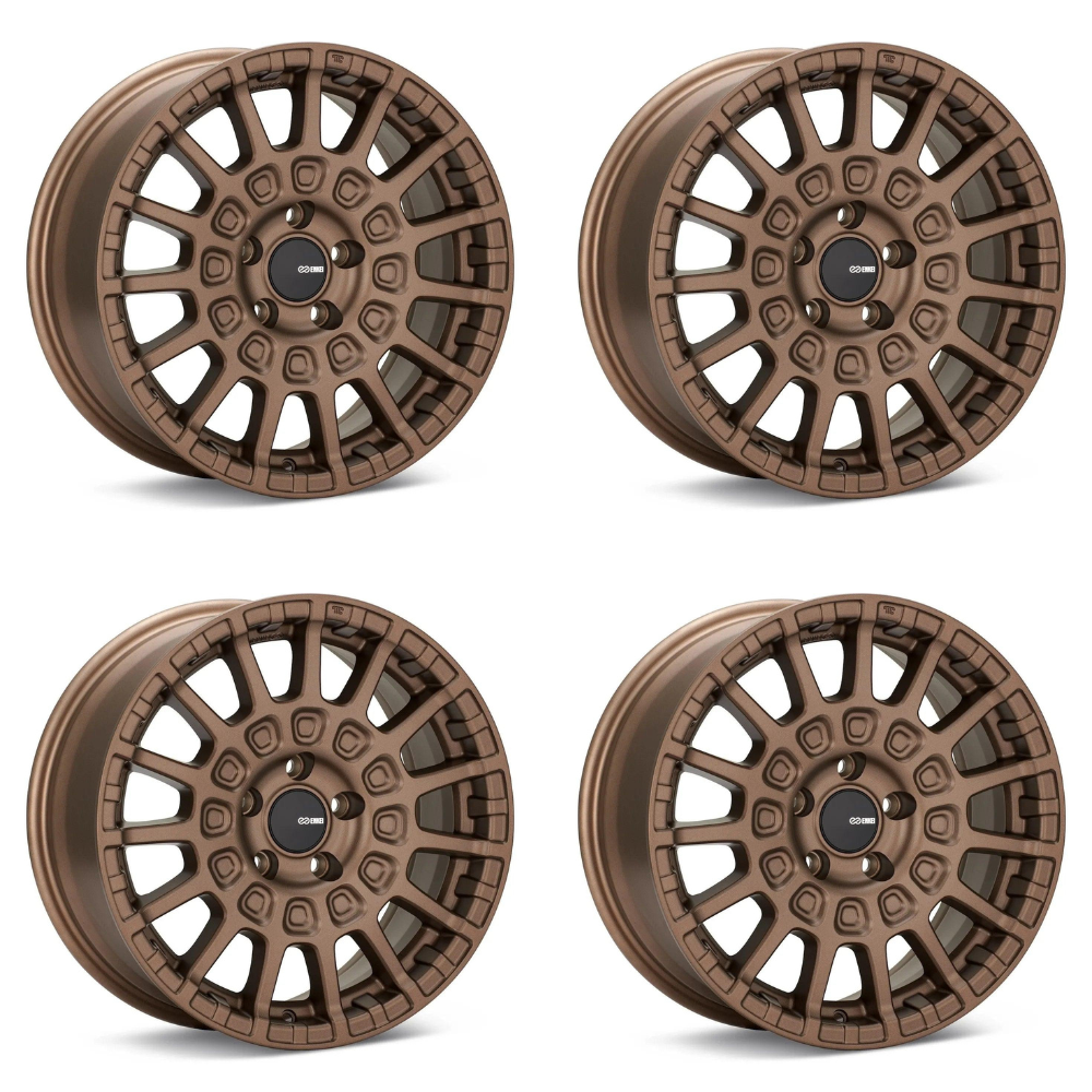 (set of 4) Enkei Overlander Gloss Bronze | 18x8" +35mm | 5x114.3mm Wheels