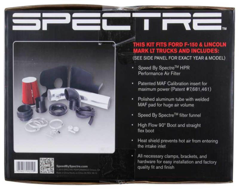 Spectre 04-08 F150 V8-5.4L F/I Air Intake Kit | F150 (9925)