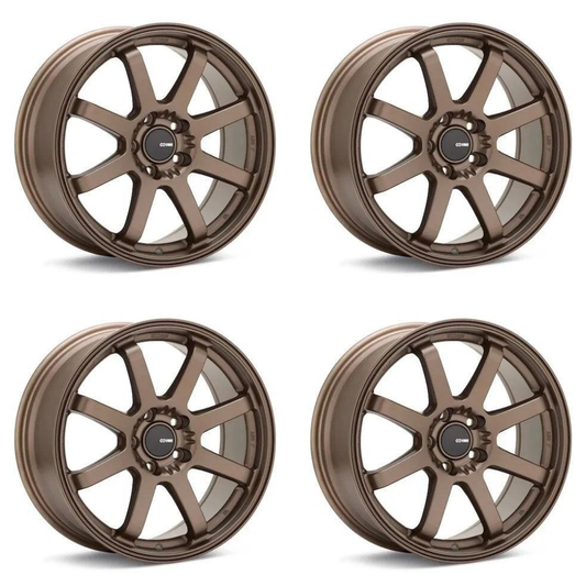 (set of 4) Enkei Vanquish Matte Bronze | 18x8" +45mm | 5x114.3mm Wheels