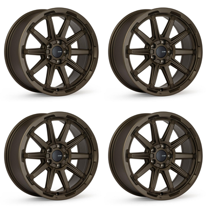 (set of 4) Enkei Adventurer Matte Bronze | 17x7.5" +35mm | 5x108mm Wheel