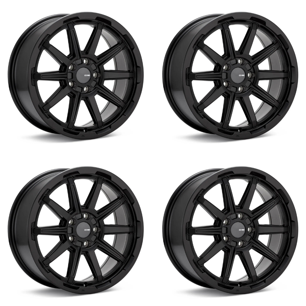 (set of 4) Enkei Adventurer Matte Black | 17x7.5" +35mm | 5x114.3mm Wheels