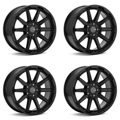 (set of 4) Enkei Adventurer Matte Black | 17x7.5" +35mm | 5x114.3mm Wheels
