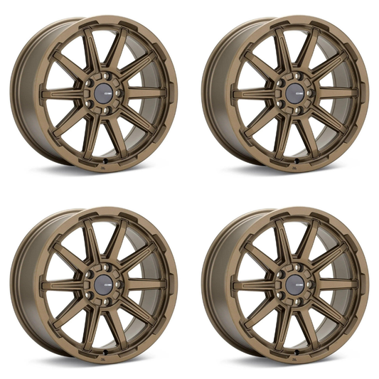 (set of 4) Enkei Adventurer Matte Bronze | 17x7.5" +35mm | 5x100mm Wheels