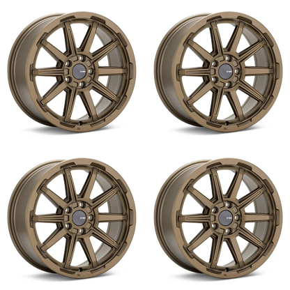 (set of 4) Enkei Adventurer Matte Bronze | 18x8" +35mm | 5x100mm Wheels