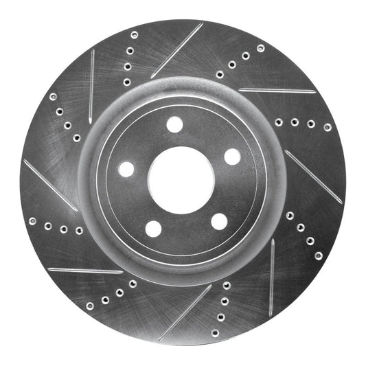 DFC D&S Silver Brake Rotor (FRONT LEFT): Dodge Durango 3.6L / 5.7L (12-25)