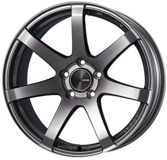 Enkei PF07 18x9.5 +40 5x114.3 Dark Silver-WheelFlip