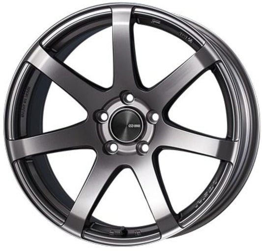 Enkei PF07 18x9.5 +40 5x114.3 Dark Silver-WheelFlip