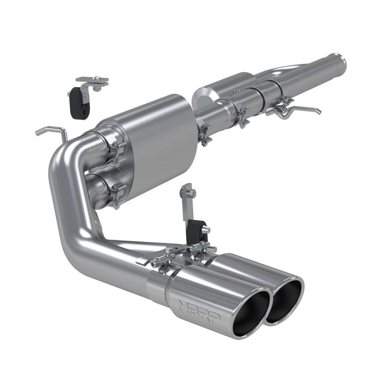 MBRP 09+ Chevrolet Silverado 1500 3in Cat Back Pre-Axle Dual Outlet w/ 4in Tip - AL