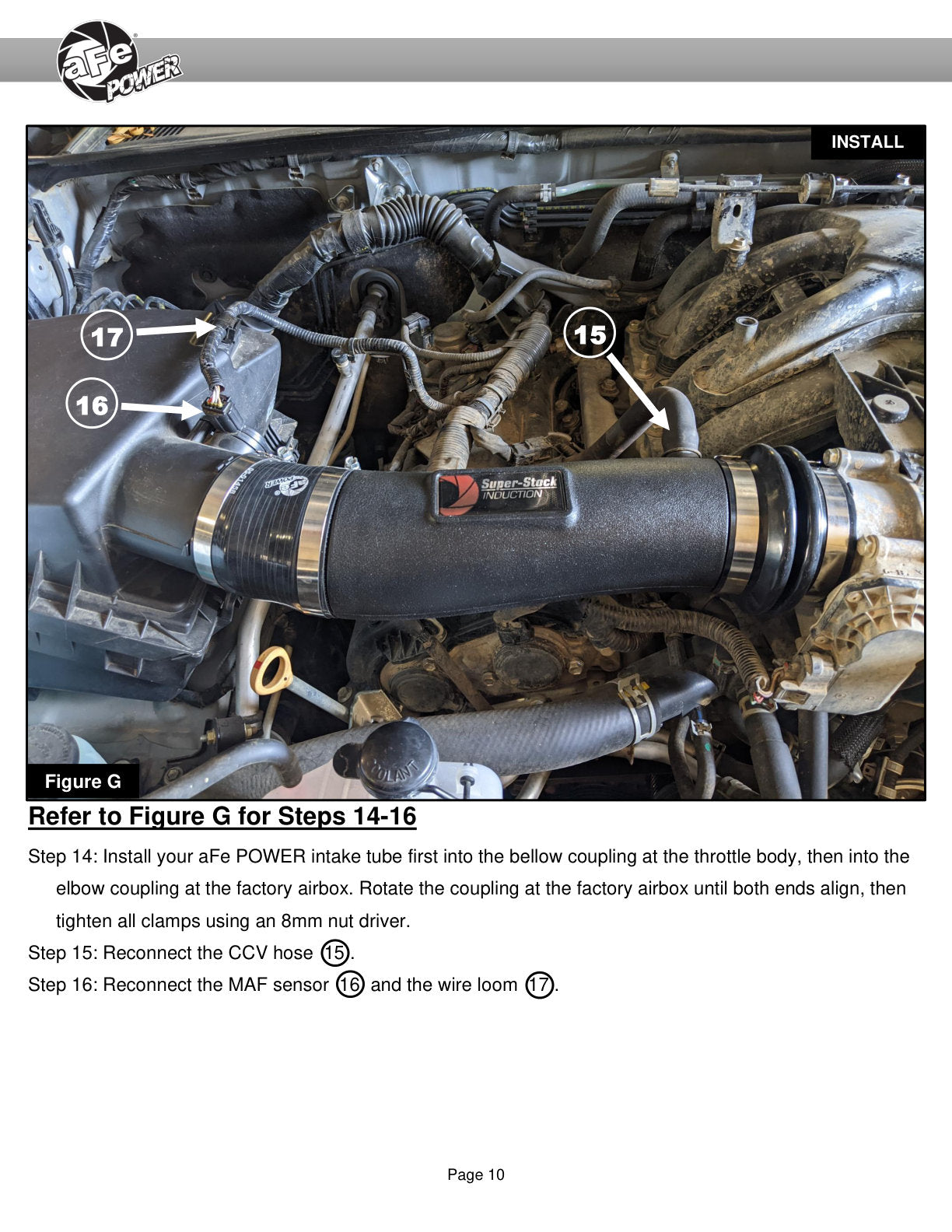 aFe Super Stock Induction Pro 5R Media | Toyota Tacoma V6-3.5L (16-22) (55-10002R)
