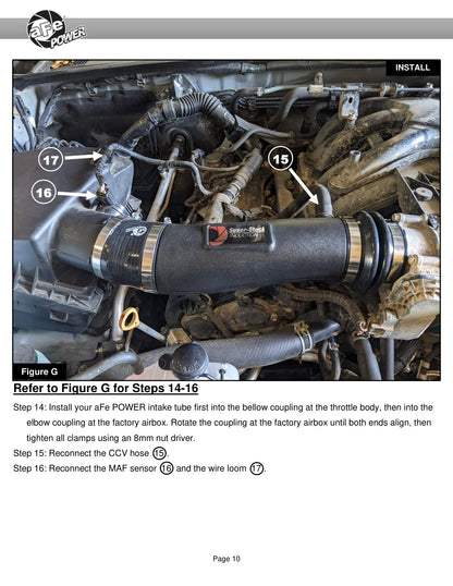 aFe Super Stock Induction Pro 5R Media | Toyota Tacoma V6-3.5L (16-22) (55-10002R)