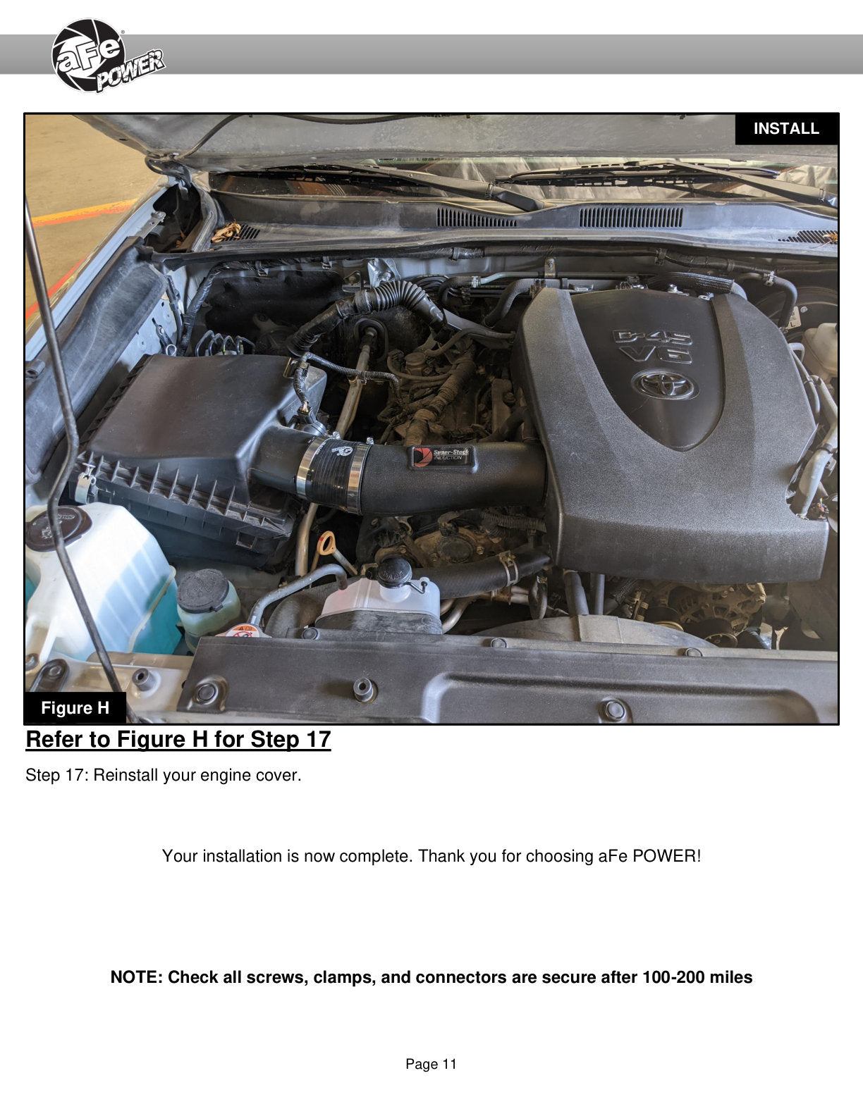 aFe Super Stock Induction Pro 5R Media | Toyota Tacoma V6-3.5L (16-22) (55-10002R)