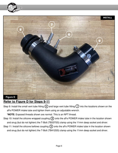 aFe Super Stock Induction System | Ford Mustang 15-23 (55-10007D)