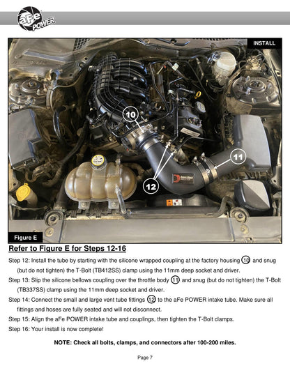aFe Super Stock Induction System | Ford Mustang 15-23 (55-10007D)