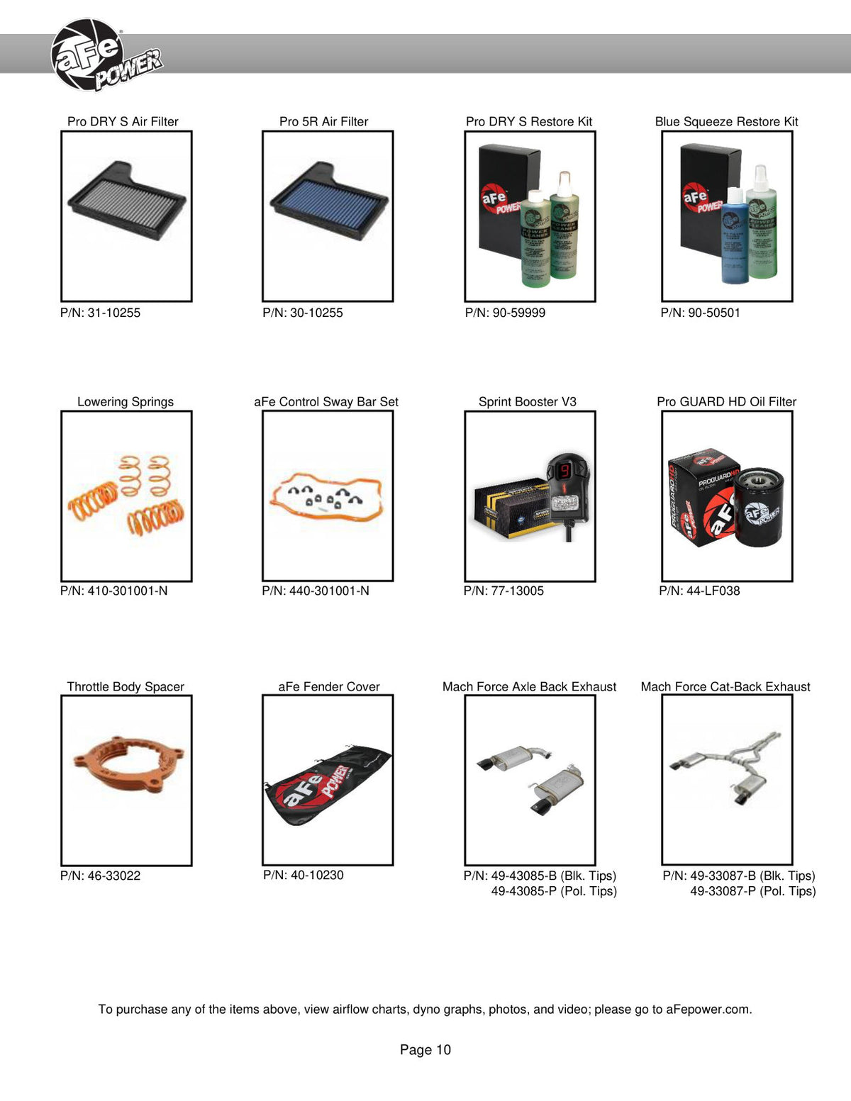 aFe Super Stock Induction System | Ford Mustang 15-23 (55-10007D)