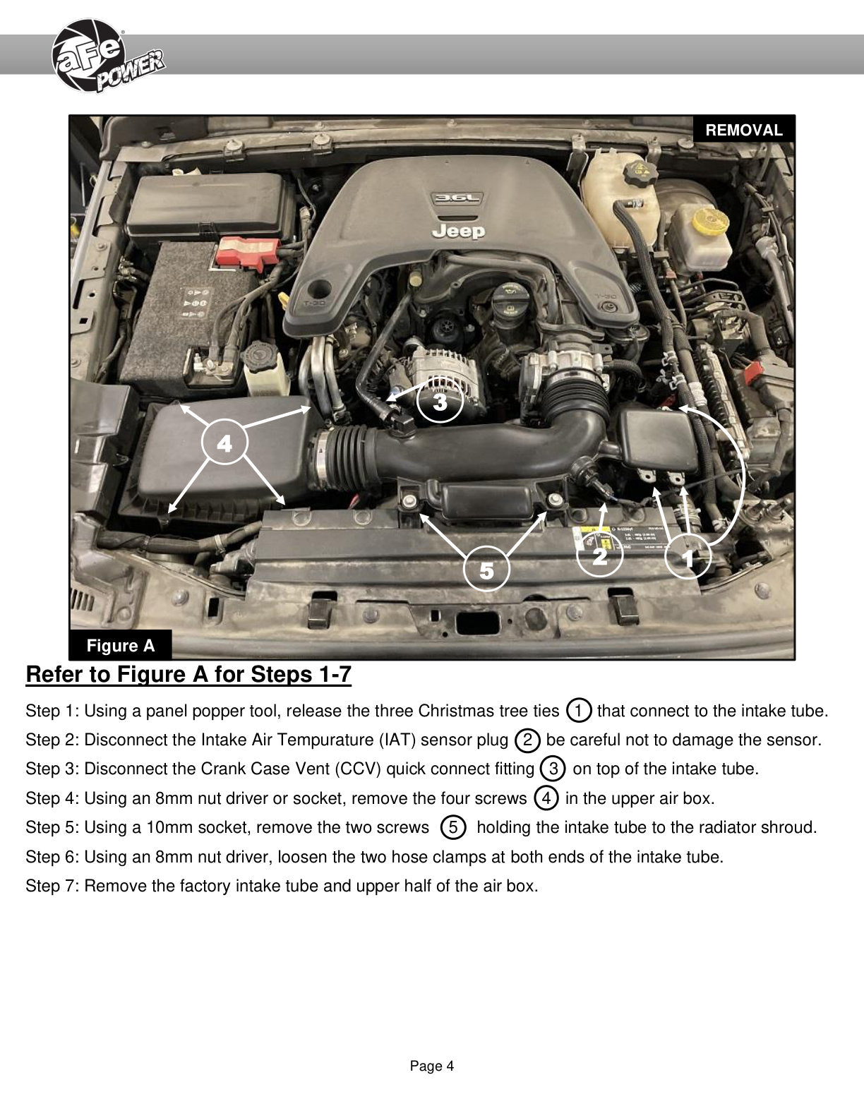aFe Super Stock Pro Dry S Induction System | Jeep Wrangler JL/Gladiator JT V6-3.6L (55-10009D)