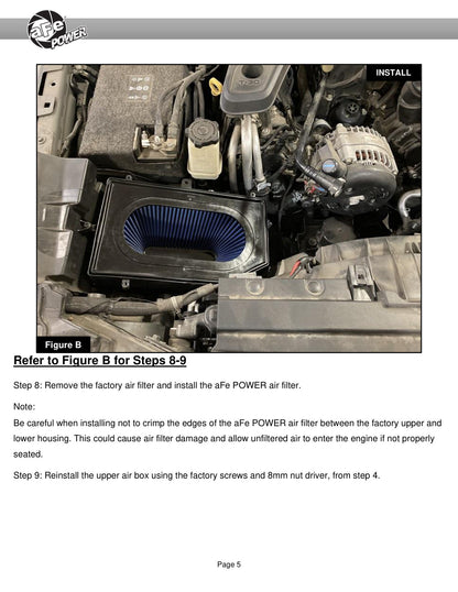 aFe Super Stock Pro Dry S Induction System | Jeep Wrangler JL/Gladiator JT V6-3.6L (55-10009D)