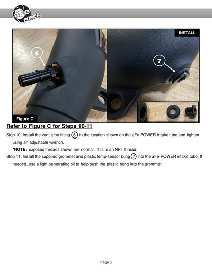 aFe Super Stock Pro Dry S Induction System | Jeep Wrangler JL/Gladiator JT V6-3.6L (55-10009D)