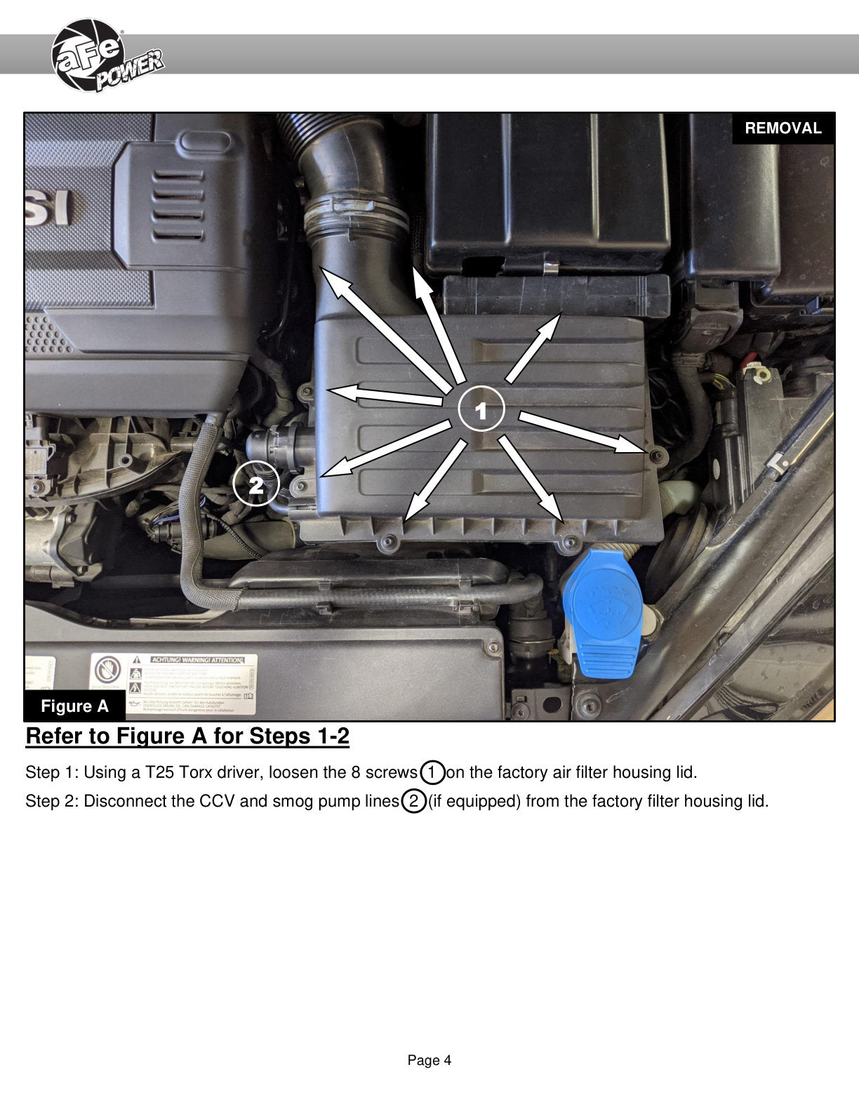 aFe Pro 5R Super Stock Induction System | VW Golf R 2015-2019 (55-10012R)
