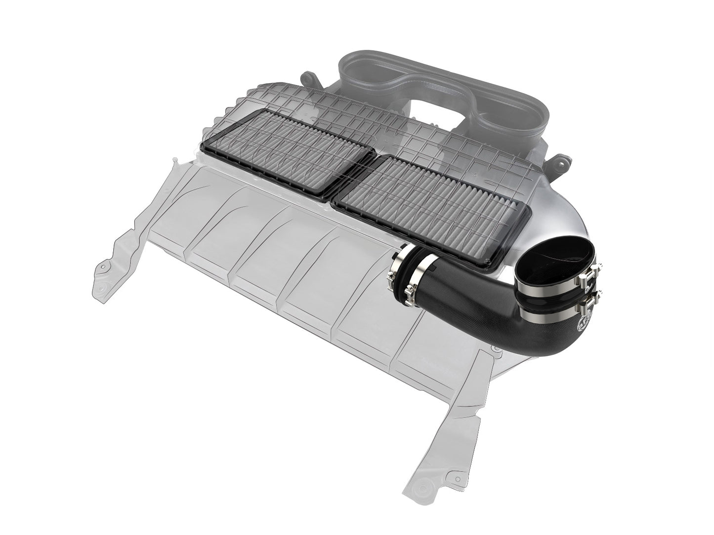 aFe Super Stock Carbon Fiber Induction System w/ Pro DRY S | Ram 1500 TRX (21-22) (55-10014DC)