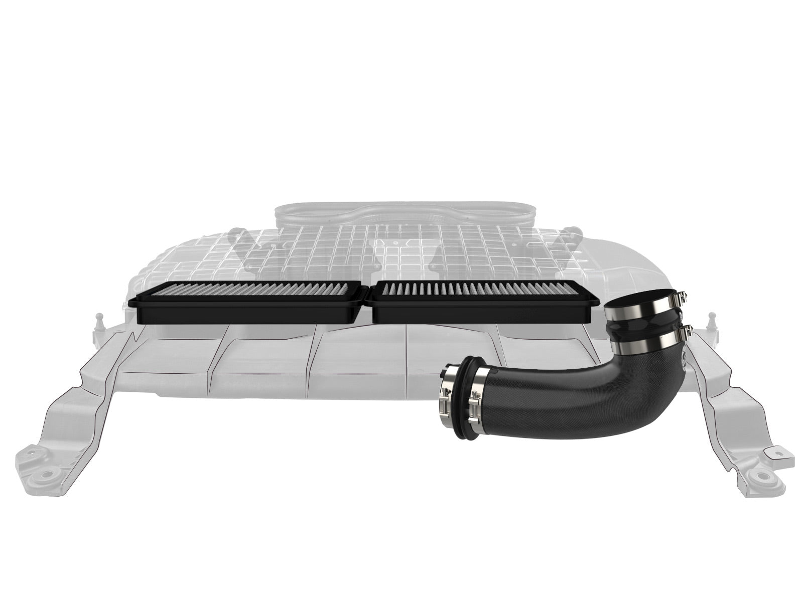 aFe Super Stock Carbon Fiber Induction System w/ Pro DRY S | Ram 1500 TRX (21-22) (55-10014DC)