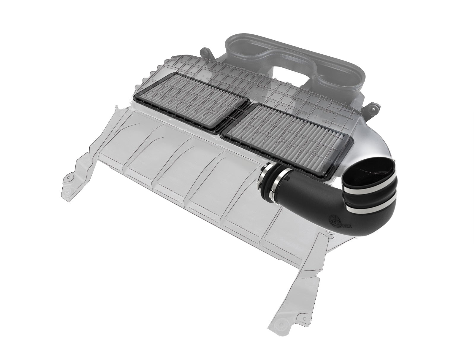 aFe Super Stock Induction System w/ Pro DRY S Filter | Ram 1500 TRX 6.2L (21-23) (55-10014D)