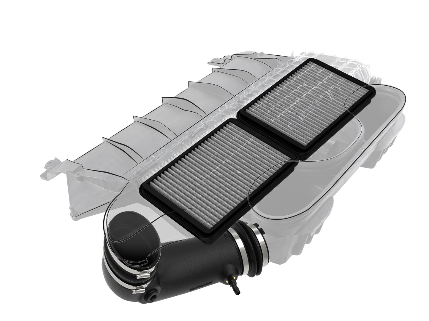 aFe Super Stock Induction System w/ Pro DRY S Filter | Ram 1500 TRX 6.2L (21-23) (55-10014D)
