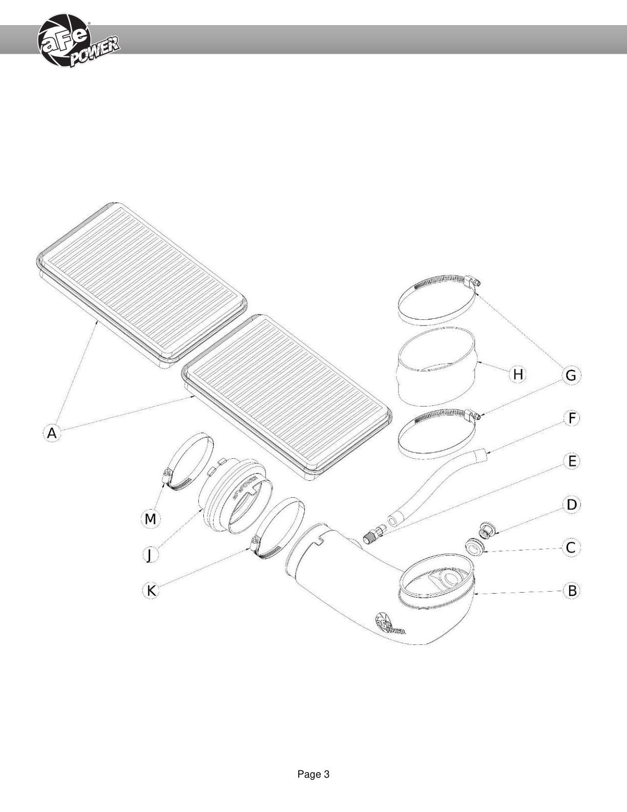 aFe Super Stock Induction System w/ Pro DRY S Filter | Ram 1500 TRX 6.2L (21-23) (55-10014D)