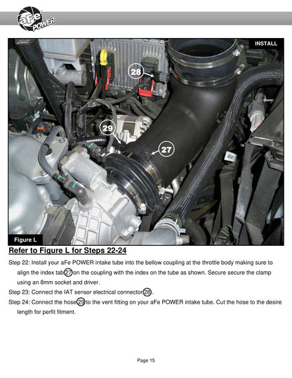 aFe Super Stock Induction System w/ Pro DRY S Filter | Ram 1500 TRX 6.2L (21-23) (55-10014D)