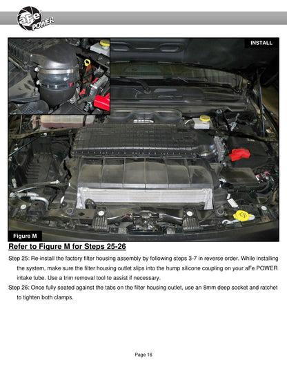 aFe Super Stock Induction System w/ Pro DRY S Filter | Ram 1500 TRX 6.2L (21-23) (55-10014D)