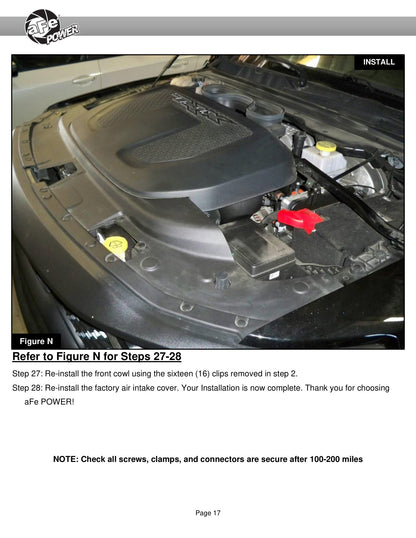 aFe Super Stock Induction System w/ Pro DRY S Filter | Ram 1500 TRX 6.2L (21-23) (55-10014D)