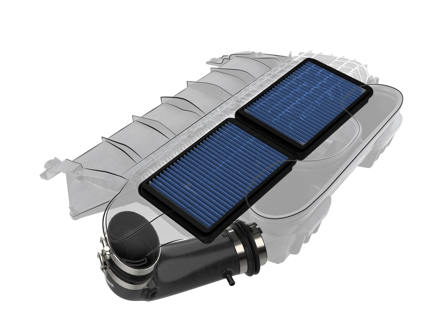 aFe Super Stock Carbon Fiber Induction System w/ Pro 5R | Ram 1500 TRX (21-22) (55-10014RC)
