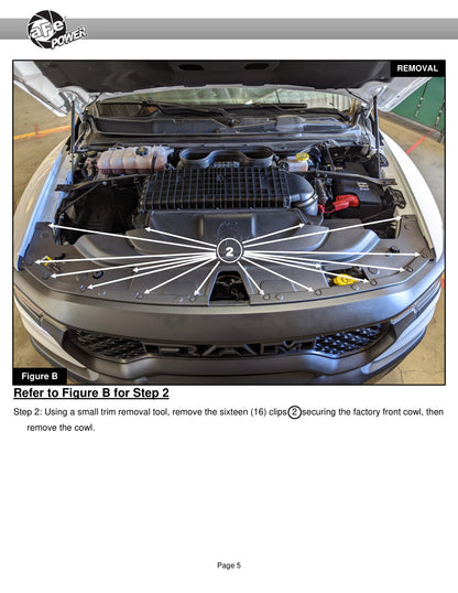 aFe Super Stock Carbon Fiber Induction System w/ Pro 5R | Ram 1500 TRX (21-22) (55-10014RC)