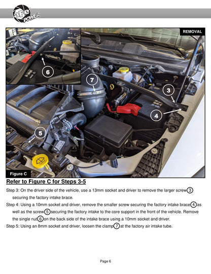 aFe Super Stock Carbon Fiber Induction System w/ Pro 5R | Ram 1500 TRX (21-22) (55-10014RC)