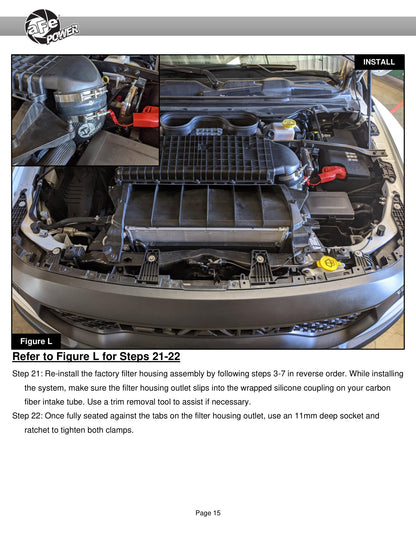 aFe Super Stock Carbon Fiber Induction System w/ Pro 5R | Ram 1500 TRX (21-22) (55-10014RC)