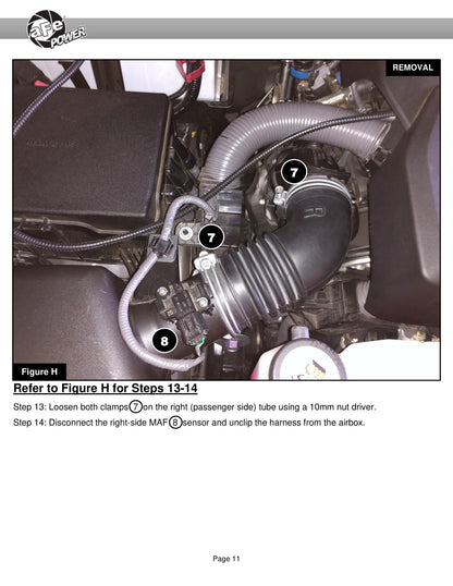 aFe Super Stock Induction System w/ Pro DRY S Media | Jeep 2022-23 / Toyota Tundra V6-3.4L (55-10019DR)