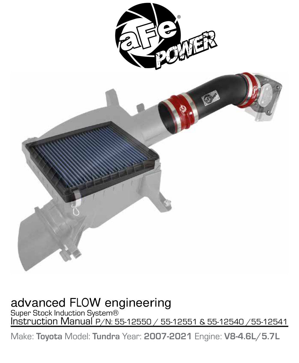 aFe MagnumFORCE Super Stock Induction System | Toyota Tundra V8 4.6/5.7L (07-13) (55-12541)