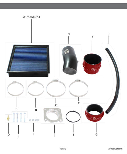 aFe MagnumFORCE Super Stock Induction System | Toyota Tundra V8 4.6/5.7L (07-13) (55-12541)