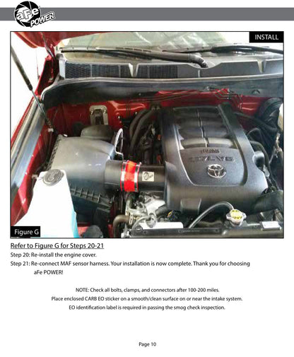 aFe MagnumFORCE Super Stock Induction System | Toyota Tundra V8 4.6/5.7L (07-13) (55-12541)