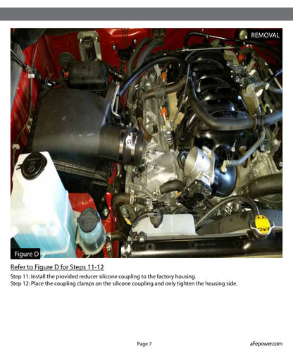 aFe Super Stock Induction System w/ Pro DRY S Filter | Toyota Tundra V8 4.6L/5.7L (14) (55-12551)