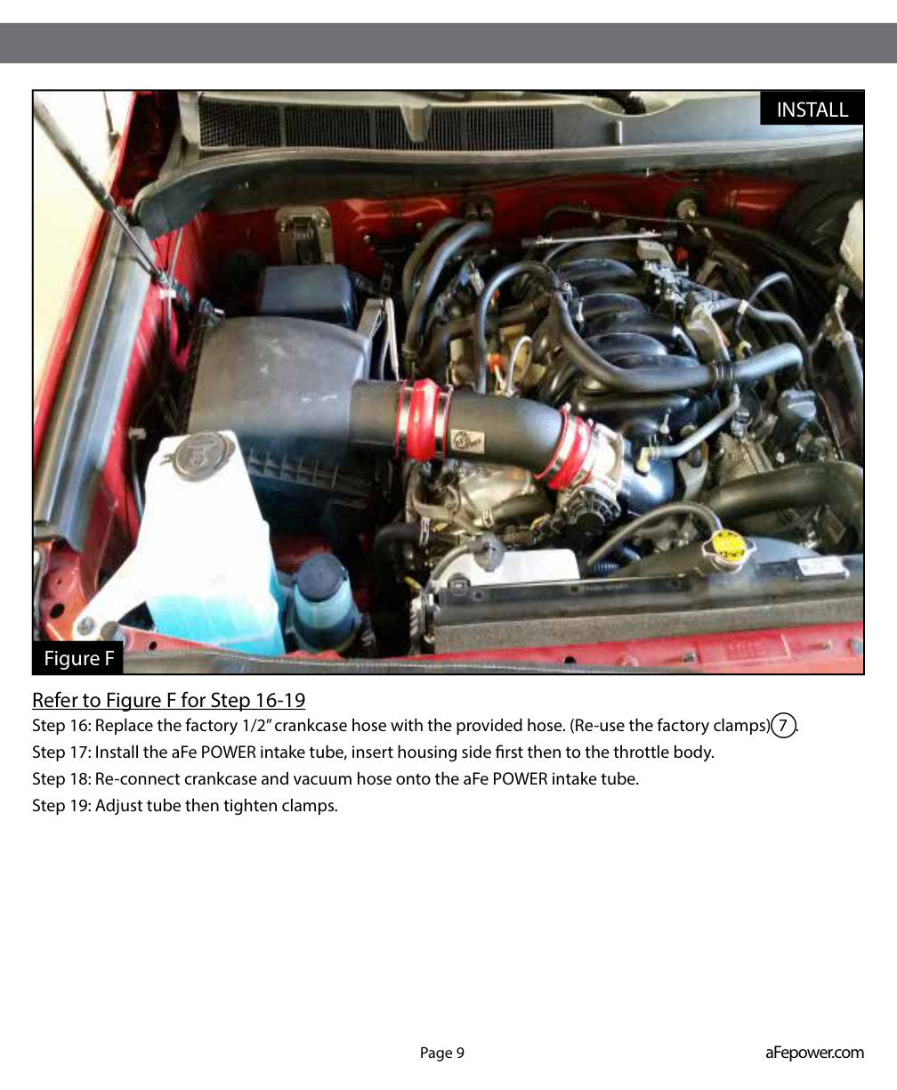 aFe Super Stock Induction System w/ Pro DRY S Filter | Toyota Tundra V8 4.6L/5.7L (14) (55-12551)