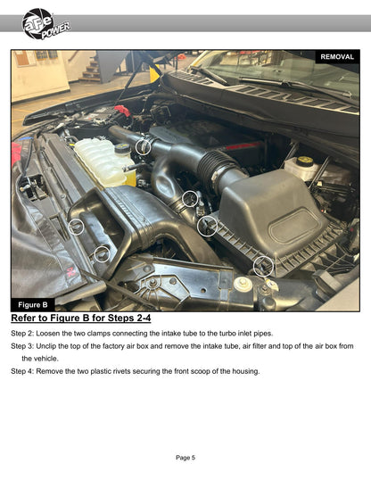 aFe F-150/Raptor 3.5L V6 Turbo Inlet Pipes | Ford Expedition/F-150/Lincoln Navigator (55-20002)