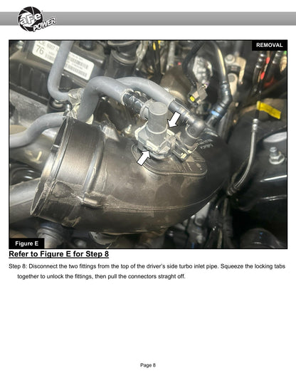 aFe F-150/Raptor 3.5L V6 Turbo Inlet Pipes | Ford Expedition/F-150/Lincoln Navigator (55-20002)