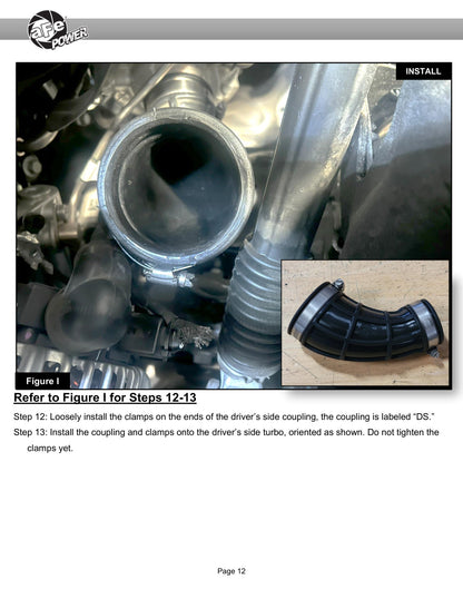 aFe F-150/Raptor 3.5L V6 Turbo Inlet Pipes | Ford Expedition/F-150/Lincoln Navigator (55-20002)