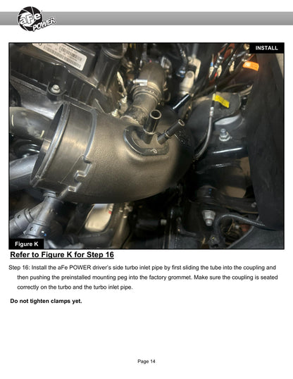 aFe F-150/Raptor 3.5L V6 Turbo Inlet Pipes | Ford Expedition/F-150/Lincoln Navigator (55-20002)