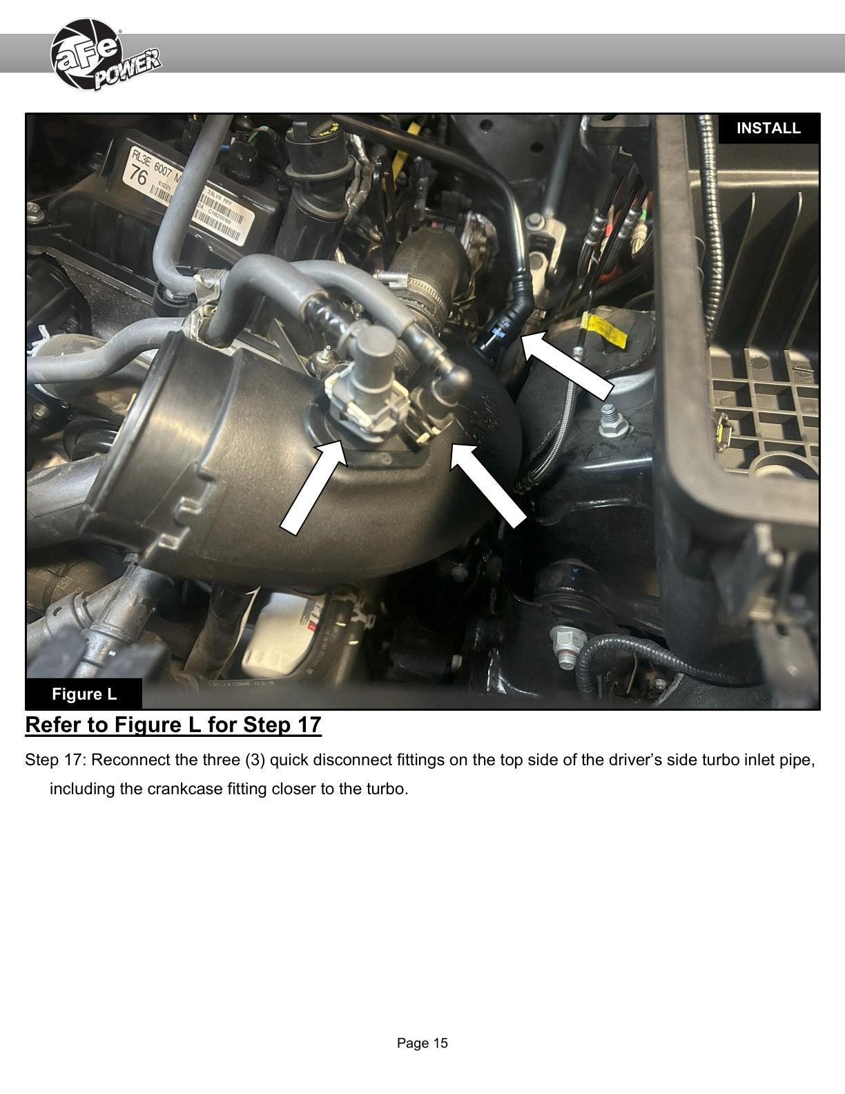 aFe F-150/Raptor 3.5L V6 Turbo Inlet Pipes | Ford Expedition/F-150/Lincoln Navigator (55-20002)