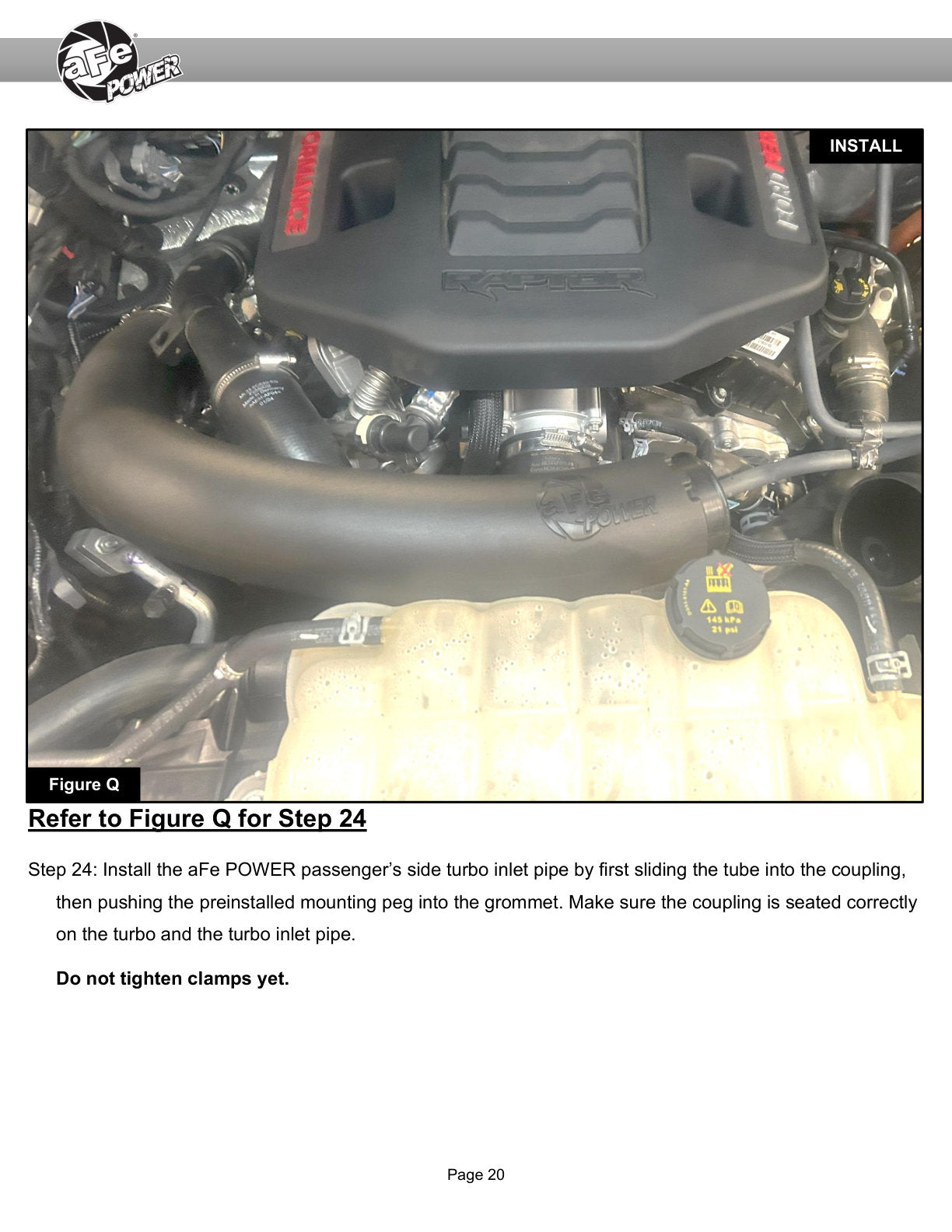 aFe F-150/Raptor 3.5L V6 Turbo Inlet Pipes | Ford Expedition/F-150/Lincoln Navigator (55-20002)