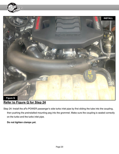 aFe F-150/Raptor 3.5L V6 Turbo Inlet Pipes | Ford Expedition/F-150/Lincoln Navigator (55-20002)